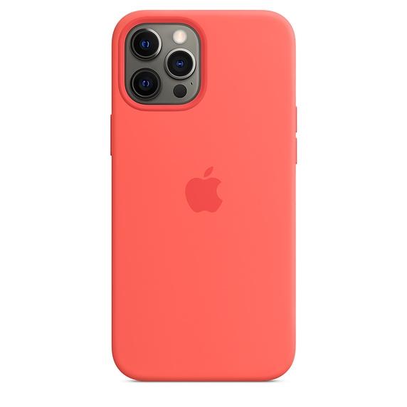 Калъф Apple iPhone 12 Pro Max Silicone Case with MagSafe - Pink Citrus (Seasonal Fall 2020)