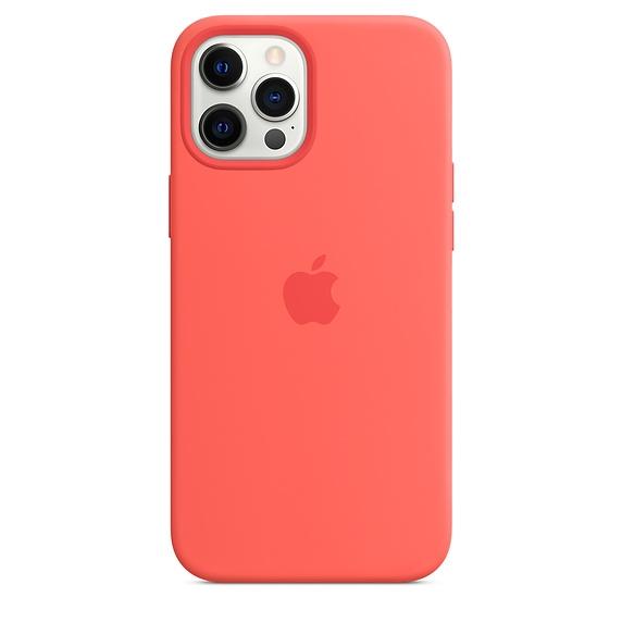 Калъф Apple iPhone 12 Pro Max Silicone Case with MagSafe - Pink Citrus (Seasonal Fall 2020)