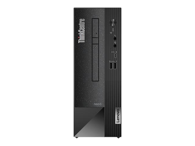 Компютър Lenovo ThinkCentre neo 50s Gen 4, Intel Core i5-13400 10C (2.5/4.6GHz, 20MB Cache), 16GB DDR4, 512GB SSD NVMe, DVD±RW, 1x USB 3.2 Gen 1 Type-C, 4x USB 3.2 Gen 1, VGA, HDMI, DisplayPort,  Windows 11 Pro