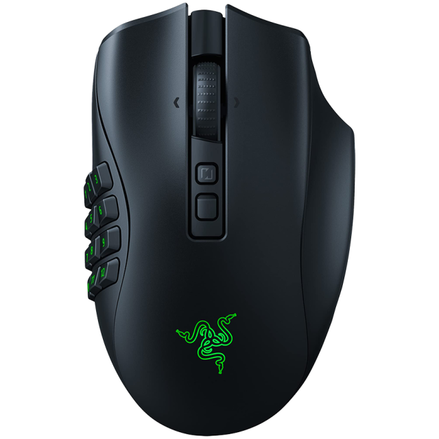 Мишка Razer Naga V2 Pro, 30K Optical Sensor (30000 dpi), Bluetooth/Wireless/USB Type-C