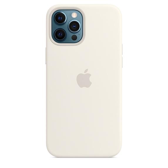 Калъф Apple iPhone 12 Pro Max Silicone Case with MagSafe - White