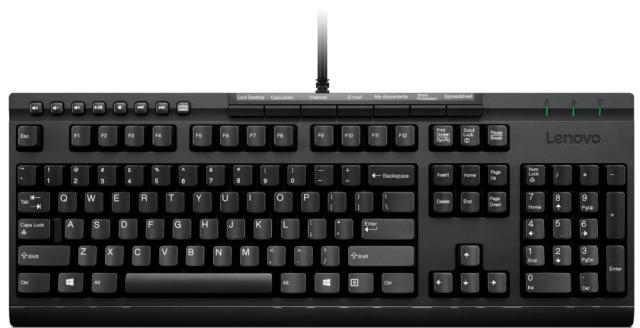 Клавиатура Lenovo Enhanced Performance Gen II, черна