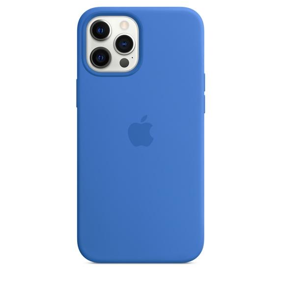 Калъф Apple iPhone 12 Pro Max Silicone Case with MagSafe - Capri Blue