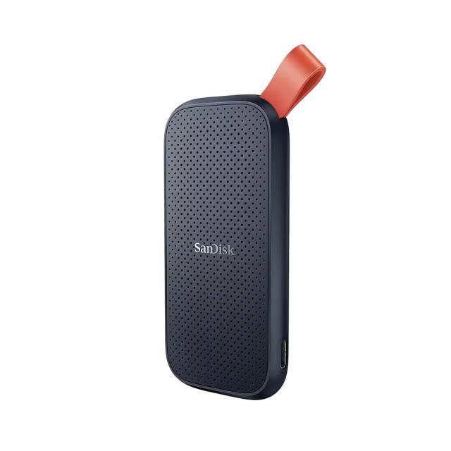 Външен SSD SanDisk Portable, 2TB, USB 3.2, Type-C, Черен