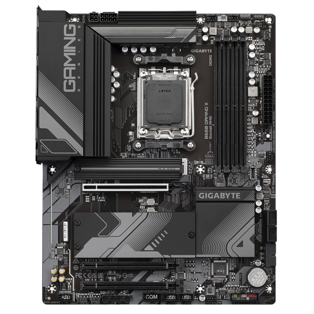 Дънна платка Gigabyte B650M GAMING X AX, B650, AM5, DDR5, PCI-E 4.0, 4x SATA 6Gb/s, 2x M.2, 1x USB 3.2 Gen 2 Type-C, rev 1.3, mATX