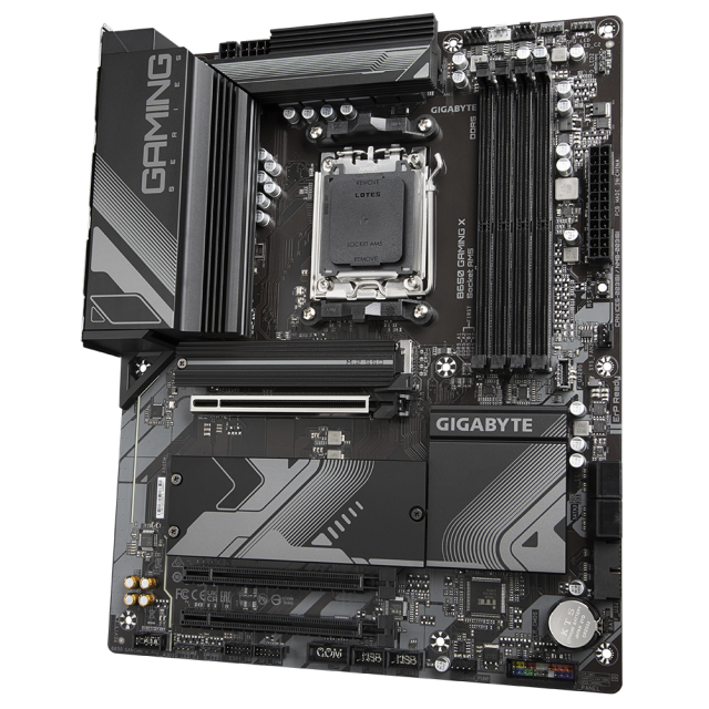 Дънна платка Gigabyte B650M GAMING X AX, B650, AM5, DDR5, PCI-E 4.0, 4x SATA 6Gb/s, 2x M.2, 1x USB 3.2 Gen 2 Type-C, rev 1.3, mATX