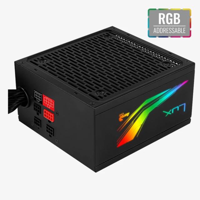 Захранване AeroCool PSU 650W - 80+ Bronze, Semi-Modular LUX RGB 650M