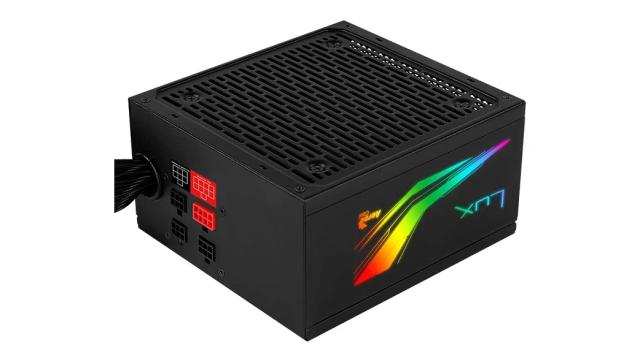 Захранване AeroCool PSU 1000W - 80+ Gold, Semi-Modular LUX RGB 1000M