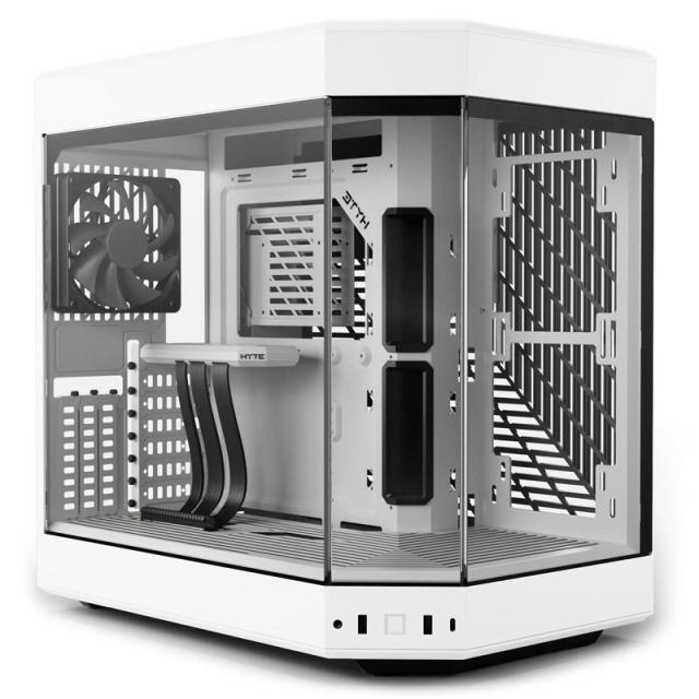 Кутия HYTE Y60 Tempered Glass White, 2x USB 3.0, 1x USB-C 3.2, EATX/ATX/mATX/ITX