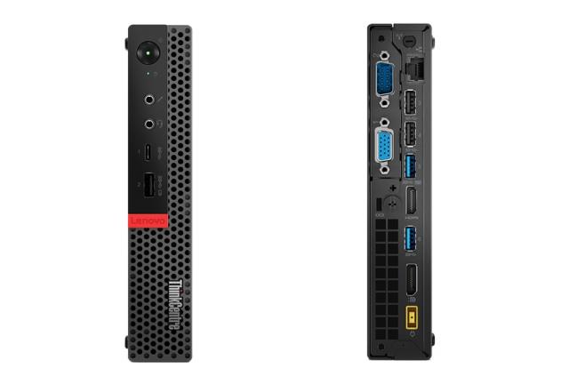 Настолен компютър Lenovo ThinkCentre M920q Tiny Intel Core i7-8700T (2.4GHz, up to 4.00 GHz, 12MB), 8GB DDR4 2666Mhz, 256GB SSD, Integrated Graphics UHD 630, WLAN Ac, BT, KB, Mouse, Win 10 Pro, 3Y On site