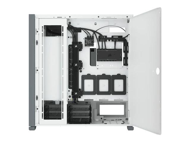 Кутия Corsair iCUE 7000X RGB Tempered Glass, 4x USB 3.0,  ATX/mATX/Mini-ITX, бяла,