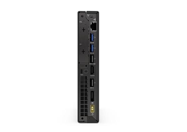 Настолен компютър Lenovo ThinkCentre M720q Tiny Intel Core i5-9400T (1.8GHz ut to 3.4GHz, 9MB), 8GB DDR4 2666MHz, 256GB SSD, Intel UHD Graphics 630, WLAN ac, BT, KB, Mouse, DOS, 3Y