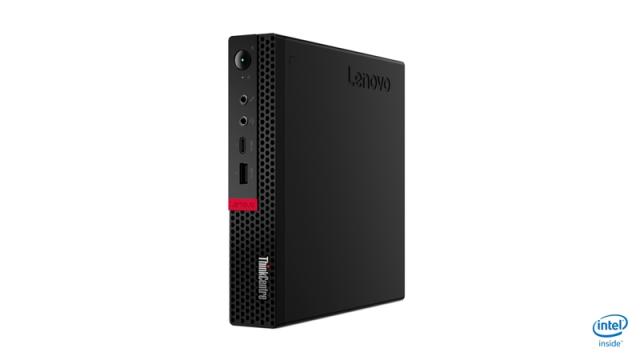 Настолен компютър Lenovo ThinkCentre M630e Tiny Core i3-8145U (2.1GHz up to 3.9MHz, 4MB), 4GB DDR4 2666Mhz, 500GB HDD 7200 rpm, Integrated Graphics UHD 620, WLAN Ac, BT, KB, Mouse, DOS, 3 Year On-site