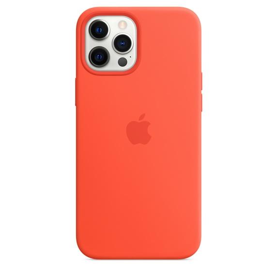 Калъф Apple iPhone 12 Pro Max Silicone Case with MagSafe - Electric Orange