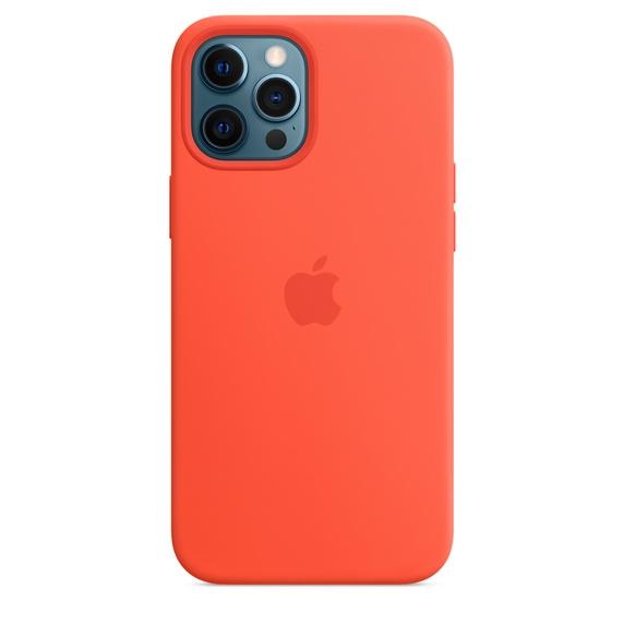 Калъф Apple iPhone 12 Pro Max Silicone Case with MagSafe - Electric Orange