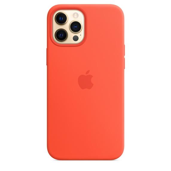 Калъф Apple iPhone 12 Pro Max Silicone Case with MagSafe - Electric Orange