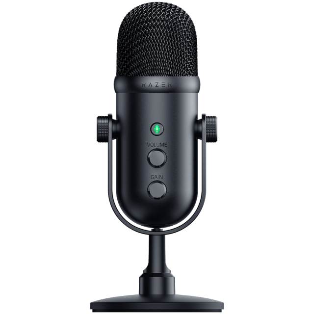 Микрофон Razer Seiren V2 Pro, USB, черен