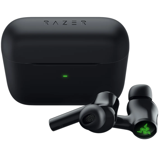 Слушалки Razer Hammerhead HyperSpeed XB, Bluetooth, микрофон, ANC шумопотискане, RGB подсветка, черни