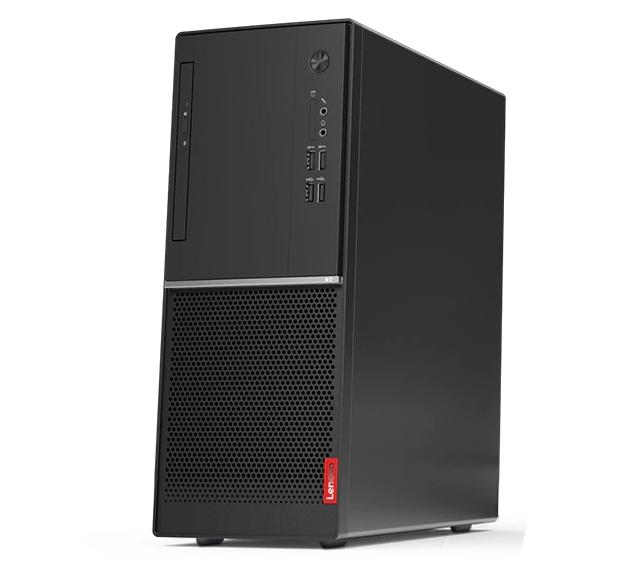 Настолен компютър Lenovo V55t TW AMD Ryzen 5 3400G (3.7GHz up to 4.2GHz, 4MB), 8GB DDR4 2666MHz, 512GB SSD, AMD Radeon RX Vega 11 Graphics, DVD, 7-in-1 Card Reader, USB KB BUL, USB Mouse, Win 10 Pro, 3Y