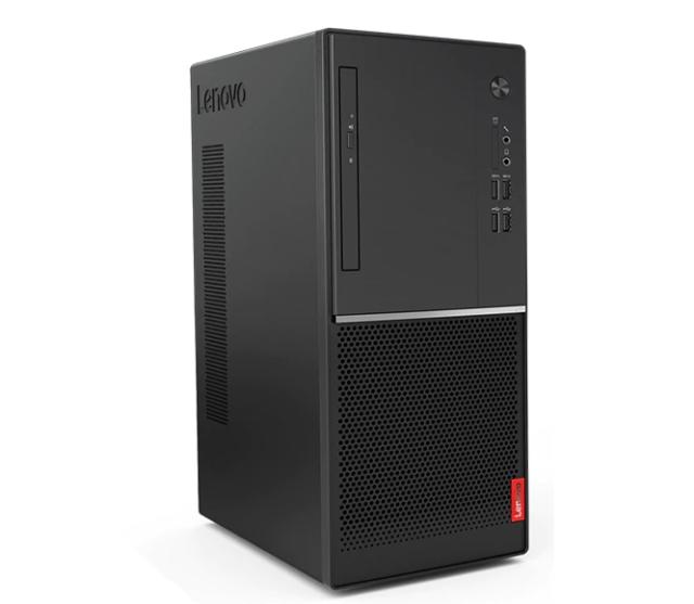 Настолен компютър Lenovo V55t TW AMD Ryzen 5 3400G (3.7GHz up to 4.2GHz, 4MB), 8GB DDR4 2666MHz, 512GB SSD, AMD Radeon RX Vega 11 Graphics, DVD, 7-in-1 Card Reader, USB KB BUL, USB Mouse, Win 10 Pro, 3Y