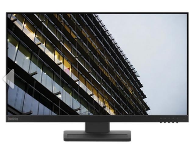 Монитор Lenovo ThinkVision E24-20 23.8" Wide FHD IPS, 16:9, 1920x1080, 6 ms, 250 nits, 1000:1, DP, VGA, Tilt