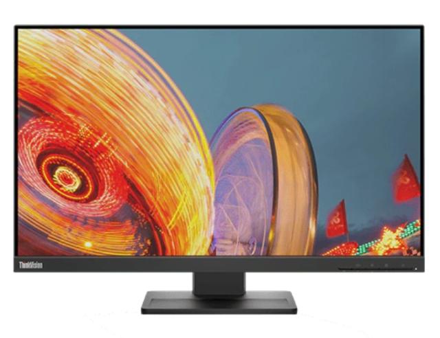 Монитор Lenovo ThinkVision E24q-20 23.8 Inch QHD IPS Monitor 4 ms VGA + DP 1.2 + HDMI 1.4 with Eyesafe, high adjustment pivot stand and speakers - Raven Black