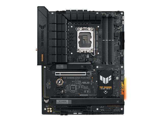 Дънна платка ASUS ROG STRIX B760-PLUS GAMING WIFI, LGA1700, 4x DDR5, WiFi 6, 3x M.2, 1xHDMI, 1xDP, USB Type-C, Aura Sync RGB, ATX