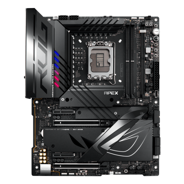Дънна платка ASUS ROG MAXIMUS Z790 APEX ENCORE, LGA 1700, DDR5, Wi-Fi 7, USB Type-C, AURA Sync RGB, ATX