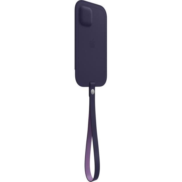 Калъф Apple iPhone 12 Pro Max Leather Sleeve with MagSafe - Deep Violet