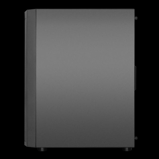 Кутия Gamdias AURA GC3 Mesh, 1 x USB 3.0, 2 x USB 2.0, HD Audio x 1, aRGB, Tempered Glass, ATX, черна