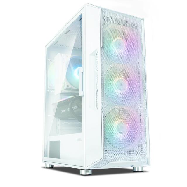 Кутия Zalman  I3 NEO RGB, Mesh, 2 x USB 3.0 1 x USB 2.0 HD Audio x 1, ATX, Бяла