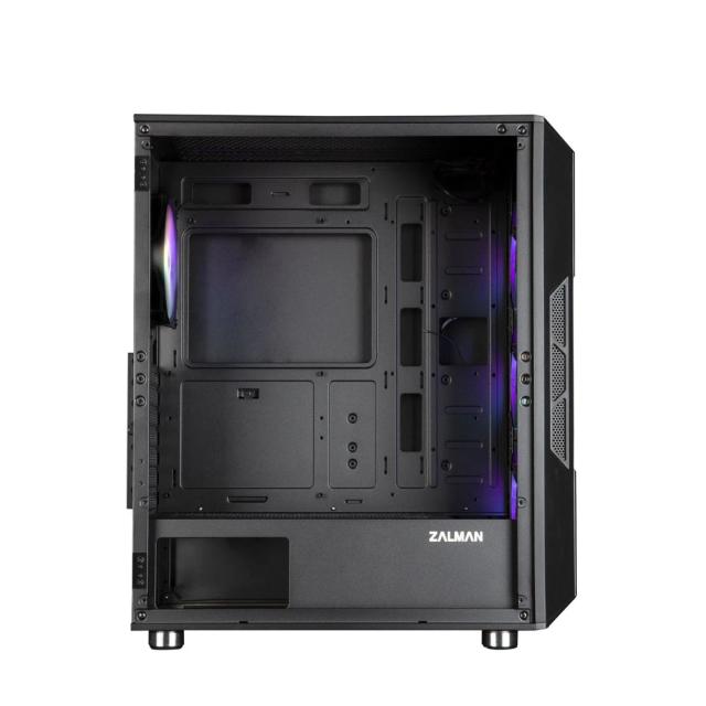 Кутия Zalman  I3 NEO RGB, Mesh, 2 x USB 3.0 1 x USB 2.0 HD Audio x 1, ATX, черна