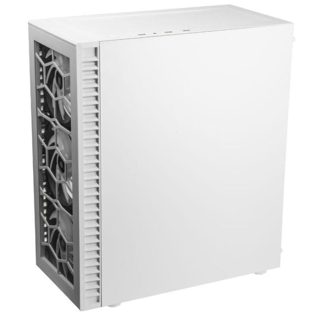 Кутия Kolink Observatory HF ARGB TG Mid-Tower, 2 x USB 2.0, 1 x USB 3.0, HD Audio, Mini-ITX / Micro-ATX / ATX , Бяла