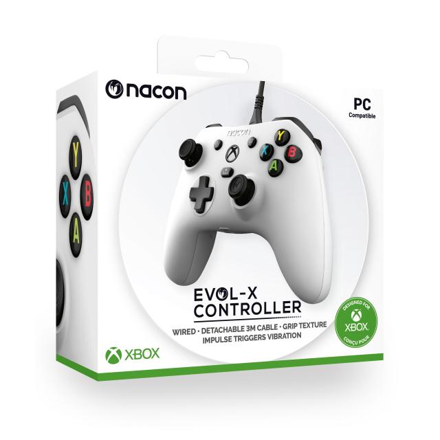 Геймпад Nacon XBOX EVOL-X, USB,  White