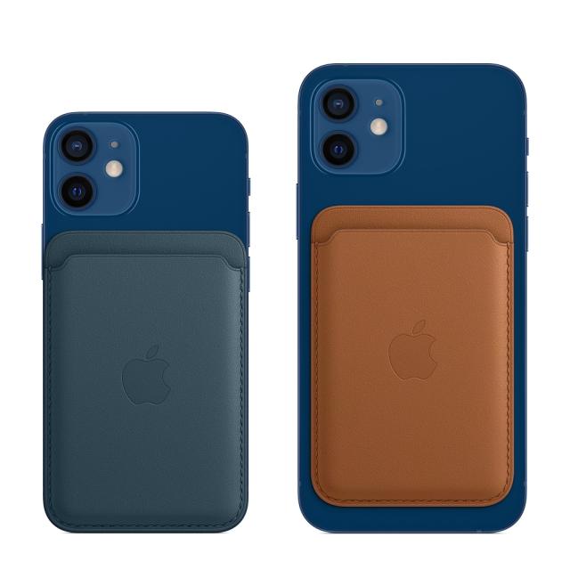 Калъф Apple iPhone Leather Wallet with MagSafe - Baltic Blue (Seasonal Fall 2020)