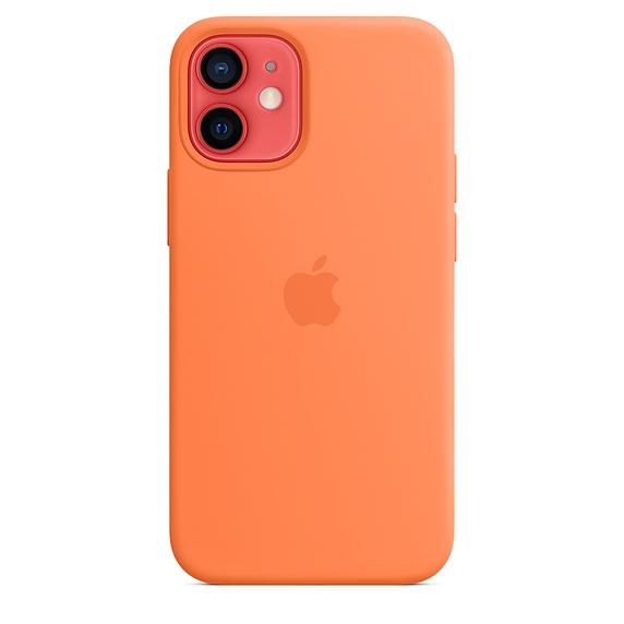 Калъф Apple iPhone 12 mini Silicone Case with MagSafe - Kumquat (Seasonal Fall 2020)