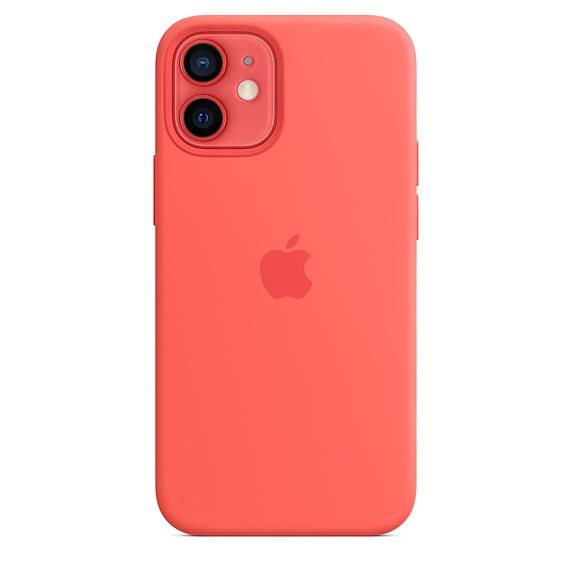 Калъф Apple iPhone 12 mini Silicone Case with MagSafe - Pink Citrus (Seasonal Fall 2020)