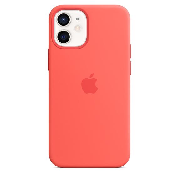 Калъф Apple iPhone 12 mini Silicone Case with MagSafe - Pink Citrus (Seasonal Fall 2020)