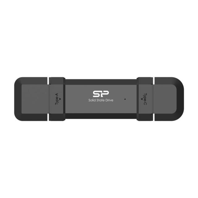 Външен SSD Silicon Power DS72 Black, 250GB, USB-A и USB-C 3.2 Gen2