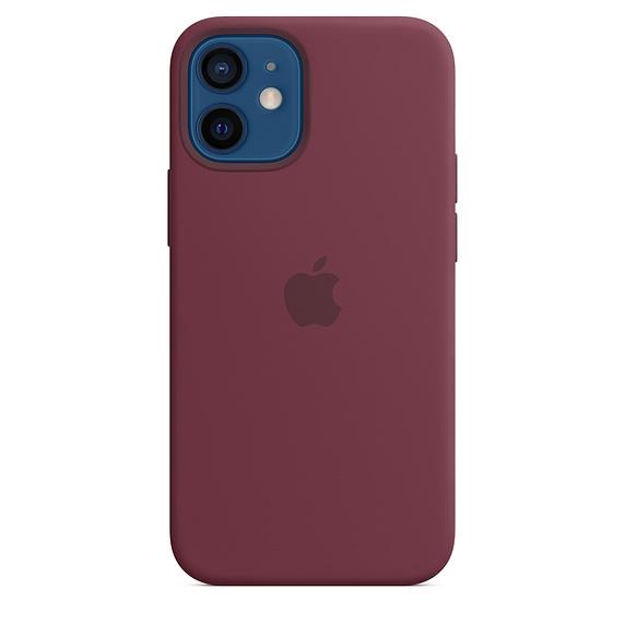 Калъф Apple iPhone 12 mini Silicone Case with MagSafe - Plum (Seasonal Fall 2020)