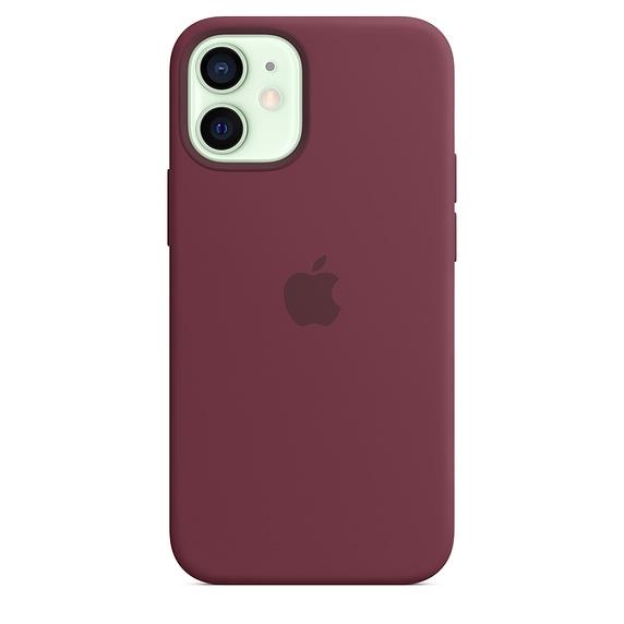 Калъф Apple iPhone 12 mini Silicone Case with MagSafe - Plum (Seasonal Fall 2020)