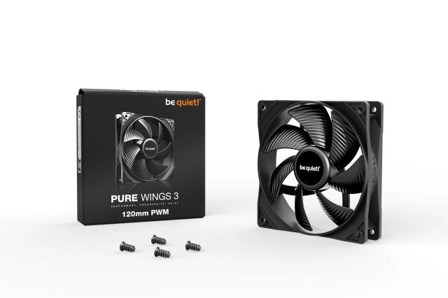 Вентилатор be quiet! Fan 120mm, Pure Wings 3 120mm, 4 -in PWM