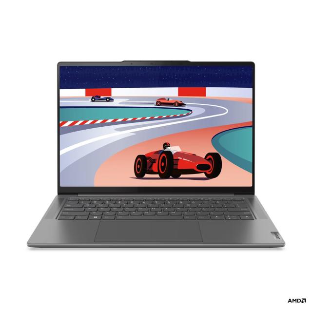 Лаптоп LENOVO Yoga Pro 7 14ARP8, AMD Ryzen™ 5 7535HS (6C /  3.3 / 4.55GHz, 16MB), 14.5" (36.83 cm) 2.5K ,IPS 350nits Anti-glare, 100% sRGB, 90Hz, 16GB LPDDR5, SSD 512SSD M.2 PCIe 4.0x4, Free DOS