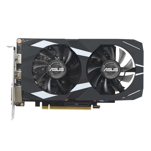 Видеокарта ASUS Dual GeForce GTX 1650 EVO OC 4GB GDDR6, 128-bit, DVI, HDMI, DP