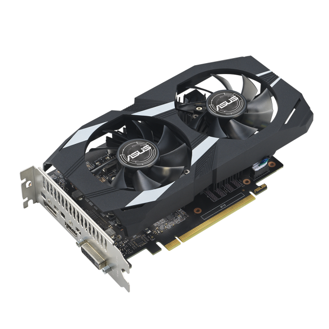 Видеокарта ASUS Dual GeForce GTX 1650 EVO OC 4GB GDDR6, 128-bit, DVI, HDMI, DP