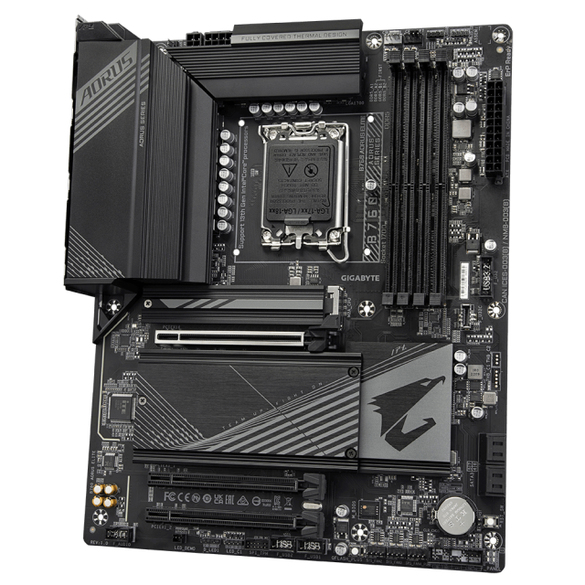 Дънна платка GIGABYTE B760 AORUS ELITE, LGA1700, 4xDDR5, 1 x M.2 PCIe 4.0,  USB Type-C, HDMI, DP, ATX