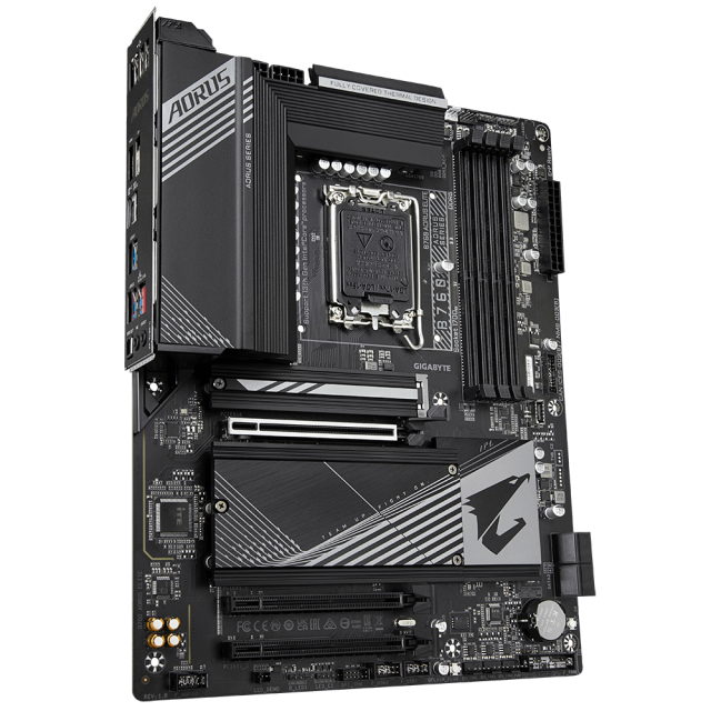 Дънна платка GIGABYTE B760 AORUS ELITE, LGA1700, 4xDDR5, 1 x M.2 PCIe 4.0,  USB Type-C, HDMI, DP, ATX