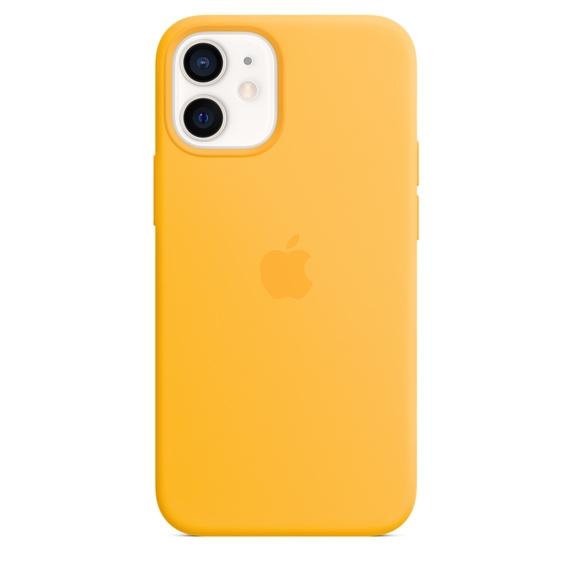 Калъф Apple iPhone 12 mini Silicone Case with MagSafe - Sunflower