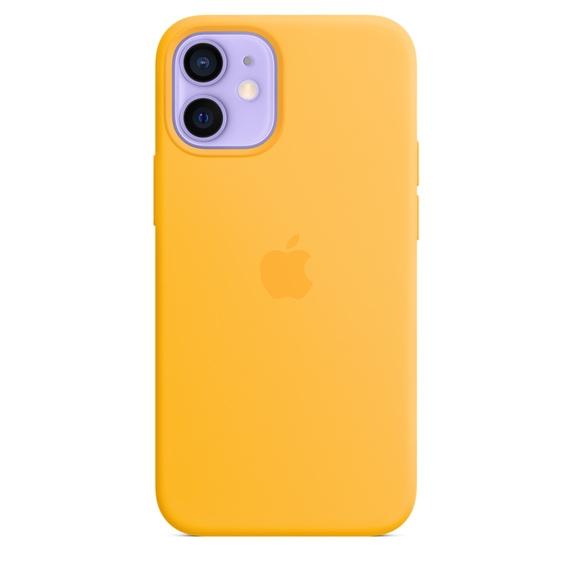 Калъф Apple iPhone 12 mini Silicone Case with MagSafe - Sunflower