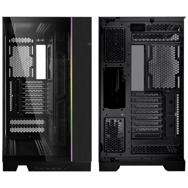 Кутия Lian Li PC-O11 Dynamic EVO XL, Full-Tower, Tempered Glass, 4 x USB 3.0, 1 x USB Type-C, 1 x Audio, E-ATX (Under 280mm)/ATX/Micro-ATX/Mini-ITX,Черна